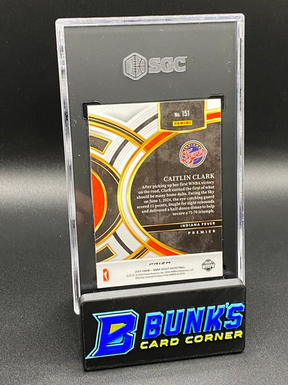 2024 Caitlin Clark Pink Ice Prizm RC SGC 9.5