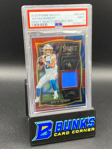 2020 Justin Herbert Draft Select PSA 9