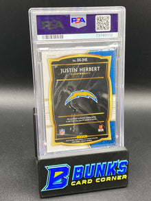 2020 Justin Herbert Draft Select PSA 9