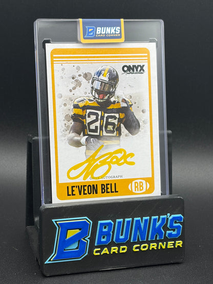 2024 Le'Veon Bell Auto Onyx Yellow