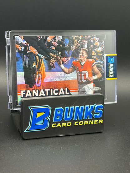 2025 Bo Nix Topps Chrome Fanatical Refractor
