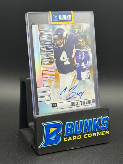 2024 Chuck Foreman Absolute Icon Ink Auto