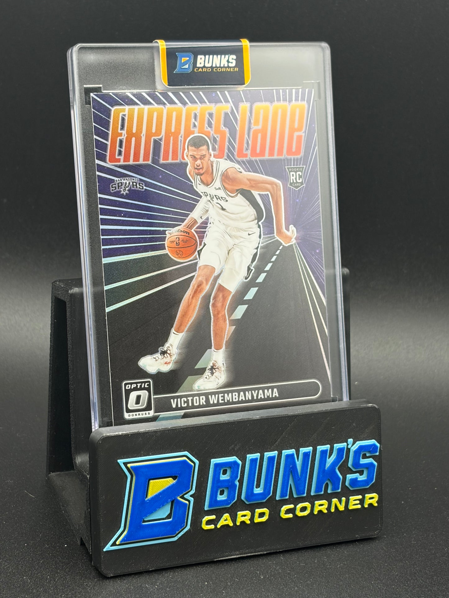 2023-24 Victor Wembanyama Express Lane Purple Donruss Optic RC