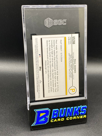2024 Paul Skenes Gold Foil RC SGC 9.5