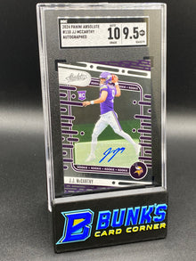2024 JJ McCarthy Auto. RC SGC 10/9.5