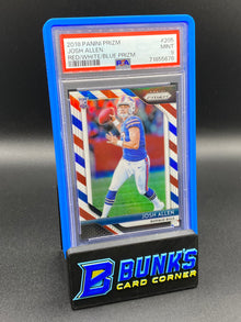2018 Josh Allen Red/White/Blue Prizm PSA 9
