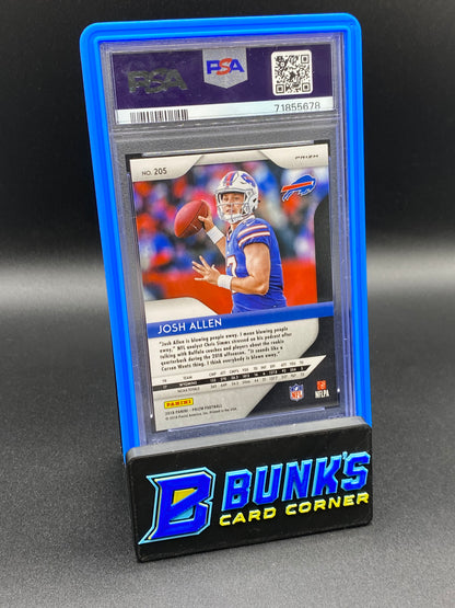2018 Josh Allen Red/White/Blue Prizm PSA 9