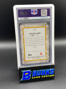 2023 Caitlin Clark Elements/Game Orange Ref. PSA 9