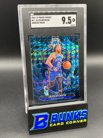 2023-24 Jalen Brunson Genesis Prizm SGC 9.5