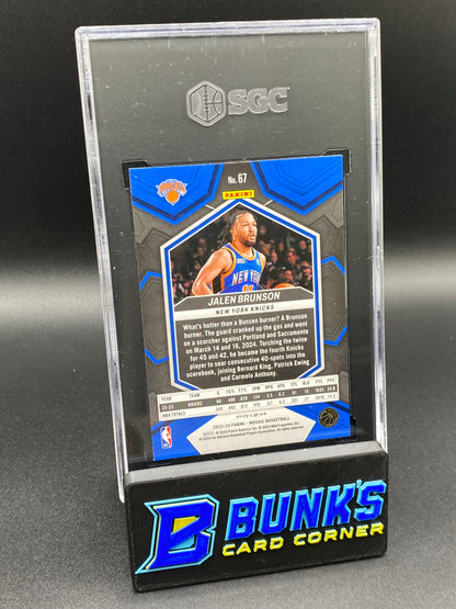 2023-24 Jalen Brunson Genesis Prizm SGC 9.5
