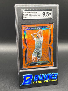2023-24 Naz Reid Electric Etch Orange Flood SGC 9.5