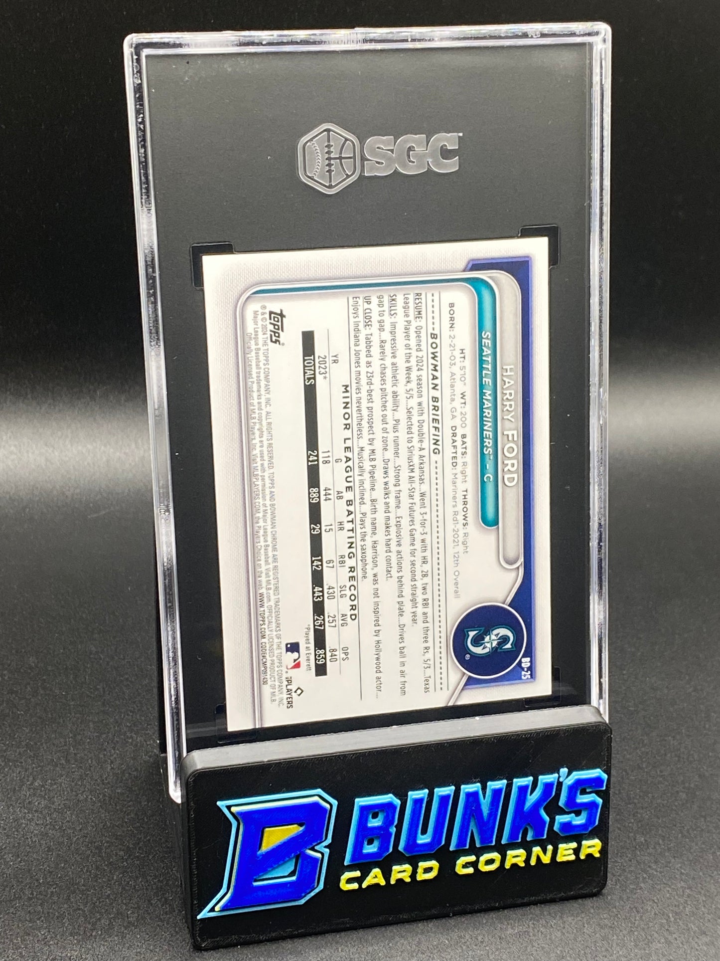 2024 Harry Ford Orange 10/25 SGC 9.5