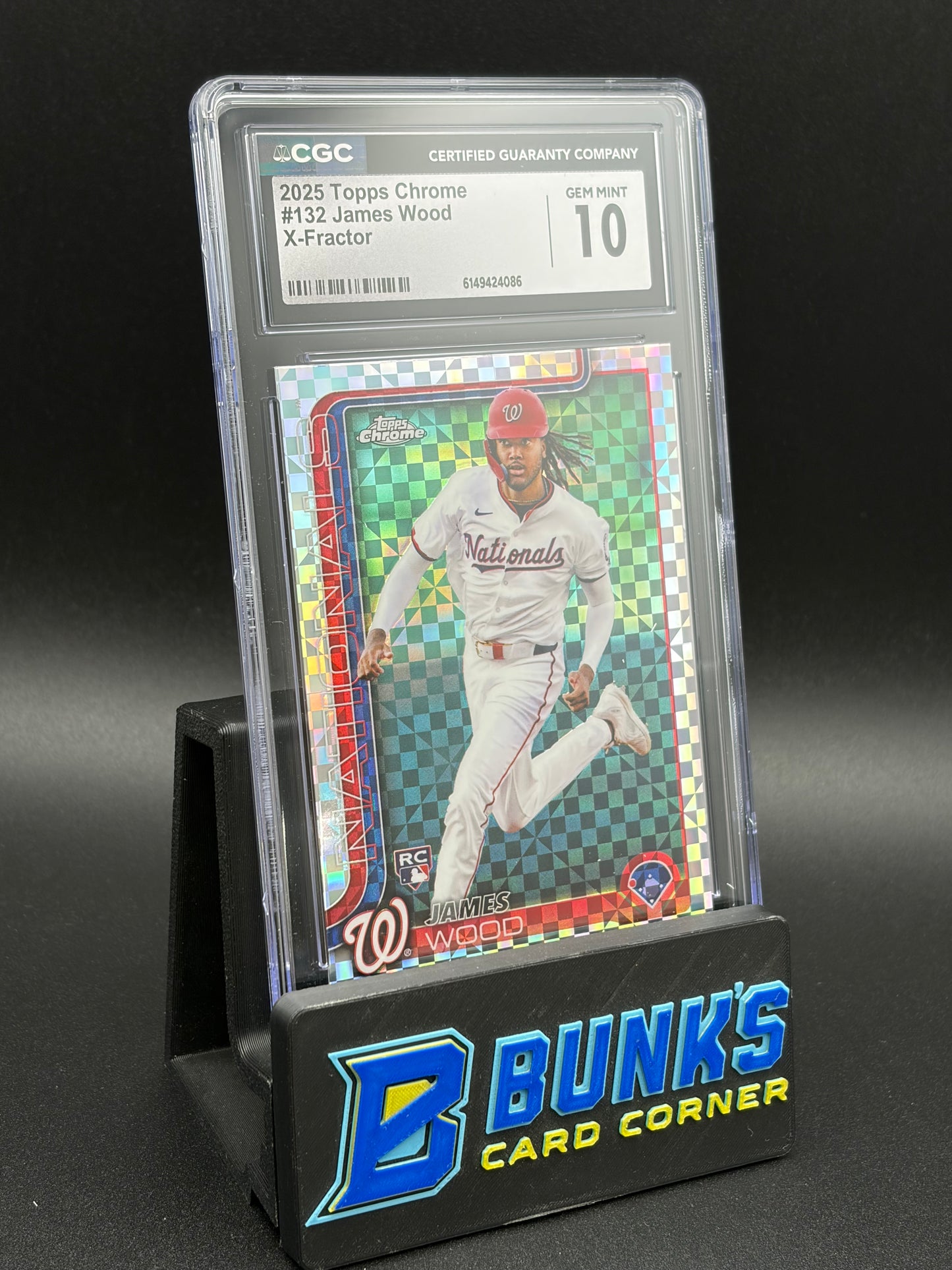 2025 James Wood X-Fractor CGC 10 RC