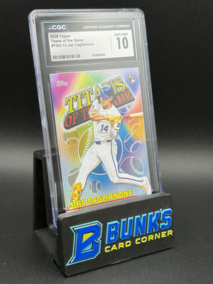 2026 Jac Caglianone Titans of the Game CGC 10 RC