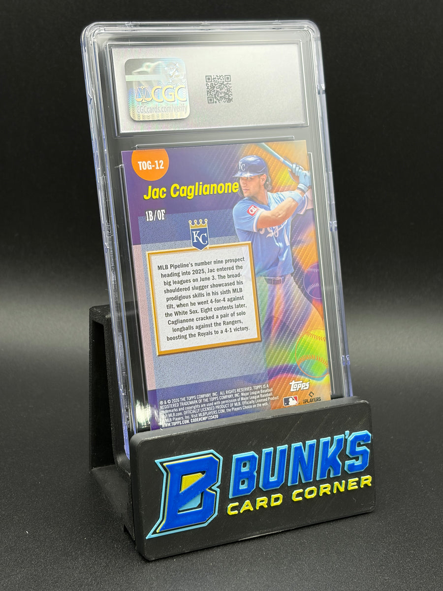 2026 Jac Caglianone Titans of the Game CGC 10 RC