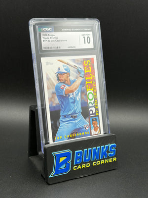 2026 Jac Caglianone Topps Profiles CGC 10 RC