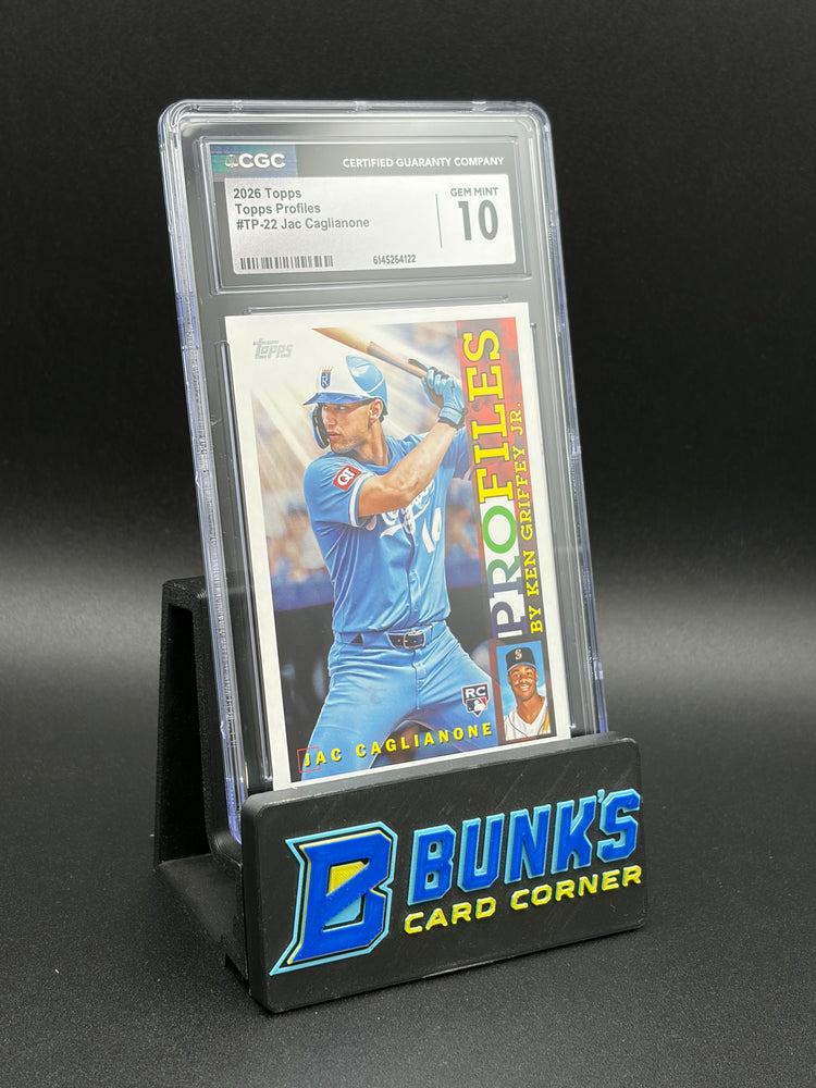 2026 Jac Caglianone Topps Profiles CGC 10 RC