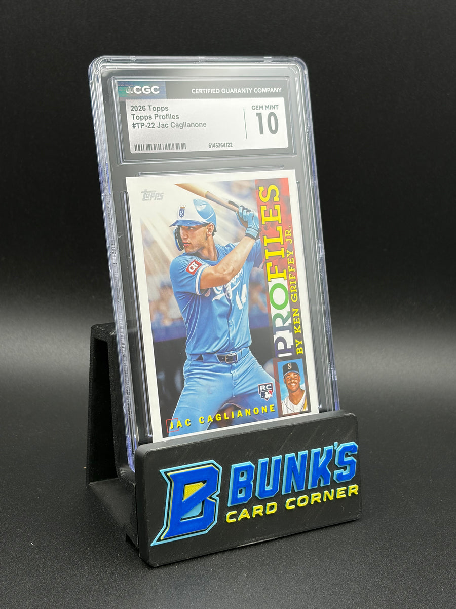 2026 Jac Caglianone Topps Profiles CGC 10 RC