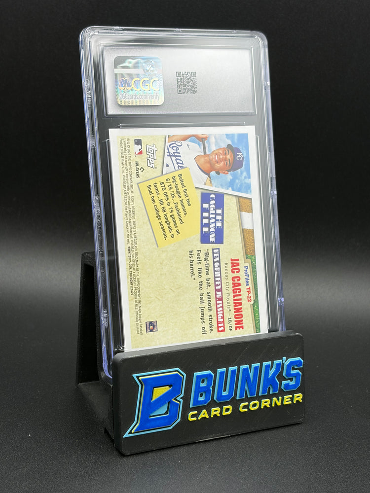 2026 Jac Caglianone Topps Profiles CGC 10 RC