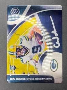 2022 Christian Watson RC Auto. Rookie Steel Sig.