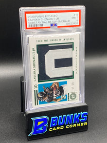 2020 Laviska Shenault Jr. Substantial Rookie Swatches Emerald PSA 9