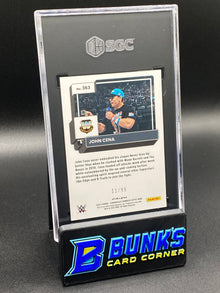 2023 John Cena Donruss Optic Blue Prizm SGC 9