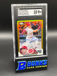2023 Spencer Steer Rookie Auto. Gold Ref. SGC 10/9