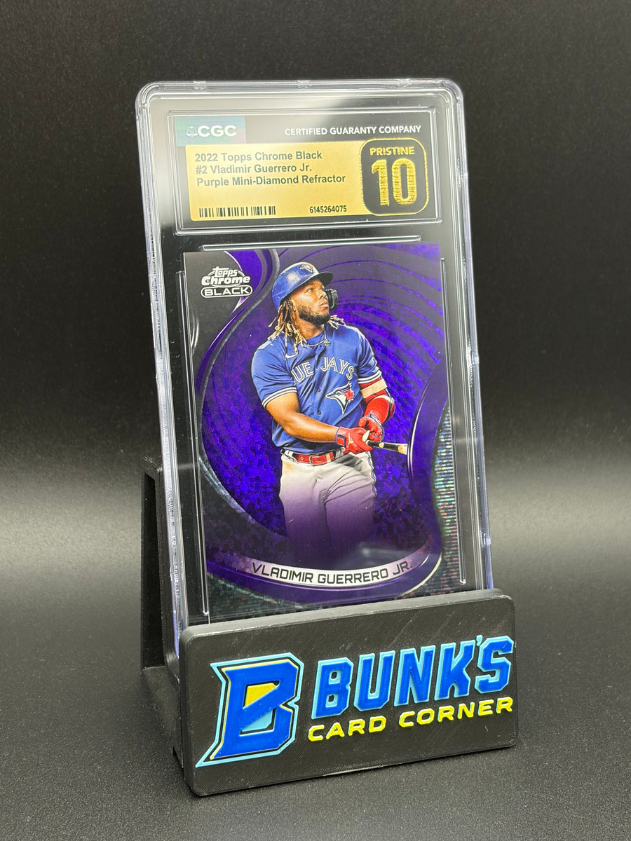 2022 Vladimir Guerrero Jr Purple Mini Diamond Refractor CGC Pristine 10 121/150