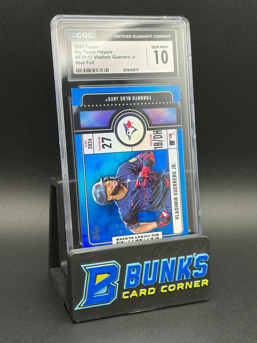 2026 Vladimir Guerrero Jr Blue Foil Big Ticket Players CGC 10 144/150