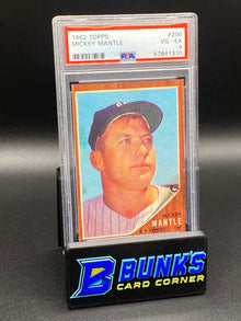 1962 Mickey Mantle PSA 4