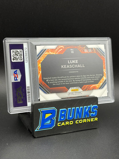 2024 Luke Kearschall Fireworks Mojo Prizm PSA 10 5/25