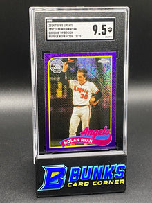 2024 Nolan Ryan Chrome '89 Design Purple ref. 73/75 SGC 9.5
