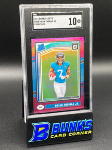 2024 Brian Thomas Jr. Pink Prizm RR SGC 10