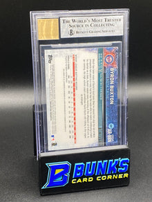 2015 Byron Buxton Blue Ref. RC Auto. Beckett 10/9