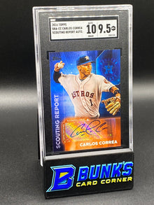 2016 Carlos Correa Scouting Report Auto. SGC 10/9.5