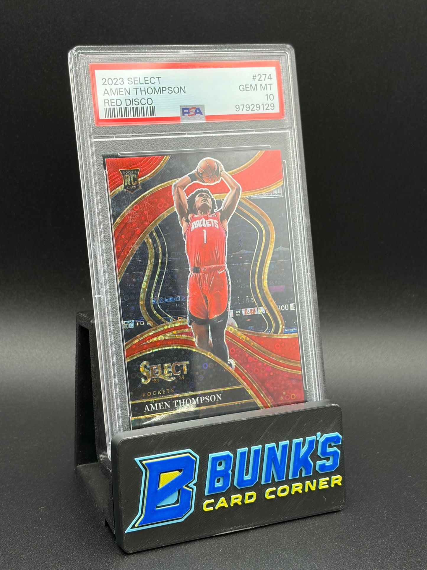 2023 Amen Thompson Red Disco PSA 10 RC 47/49