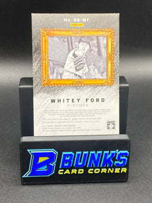 2017 Whitey Ford Auto. 7/7 Game Worn Material