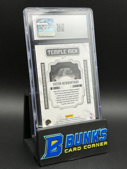 2023-24 Victor Wembanyama Temple Man Phoenix CGC 10