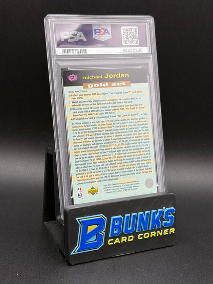 1995 Michael Jordan 2/22 Gold Choice PSA 9