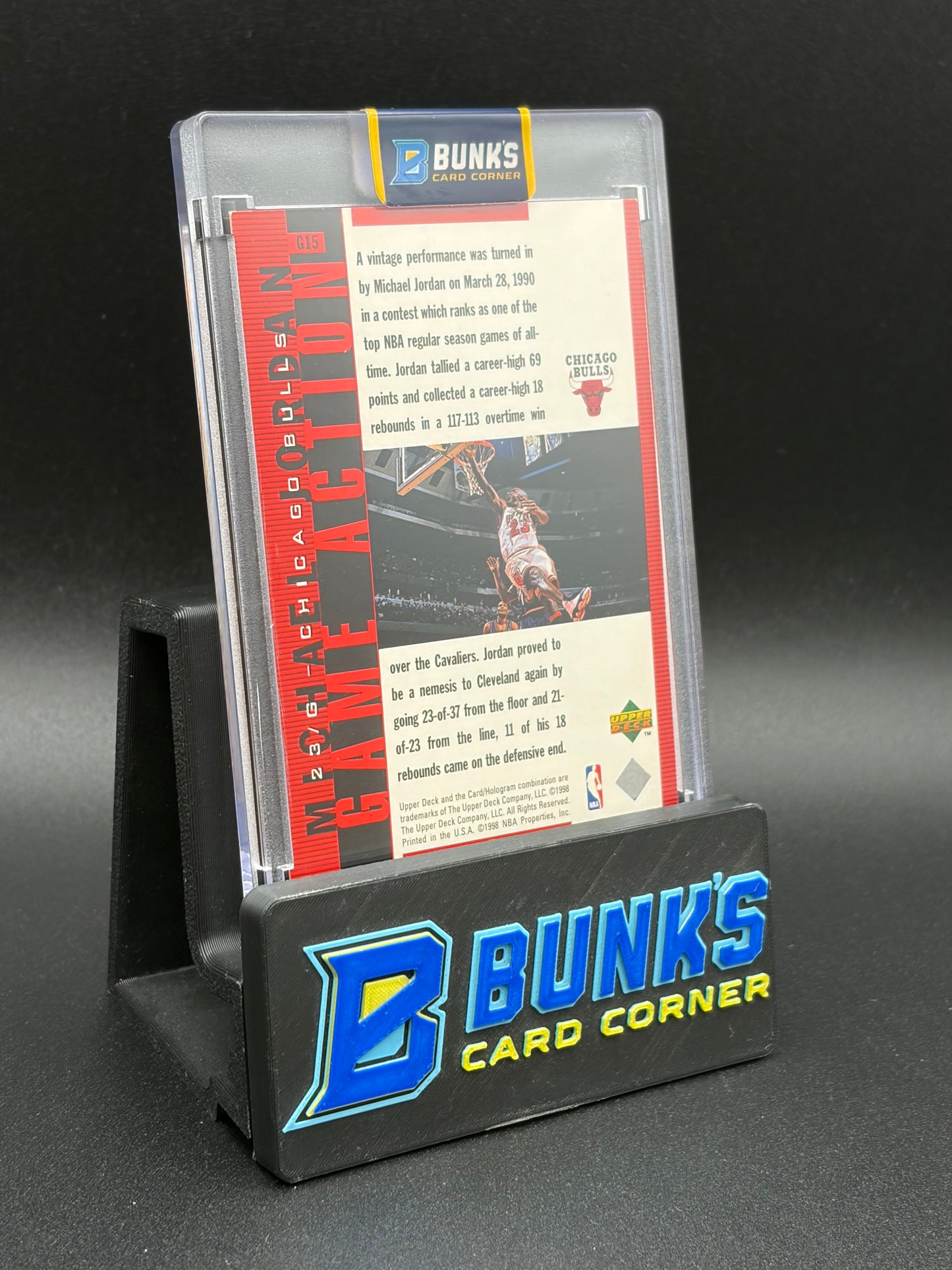 1998 Michael Jordan Game Action Upper Deck 1376/2300
