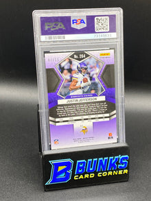 2022 Justin Jefferson Pink Swirl PSA 10