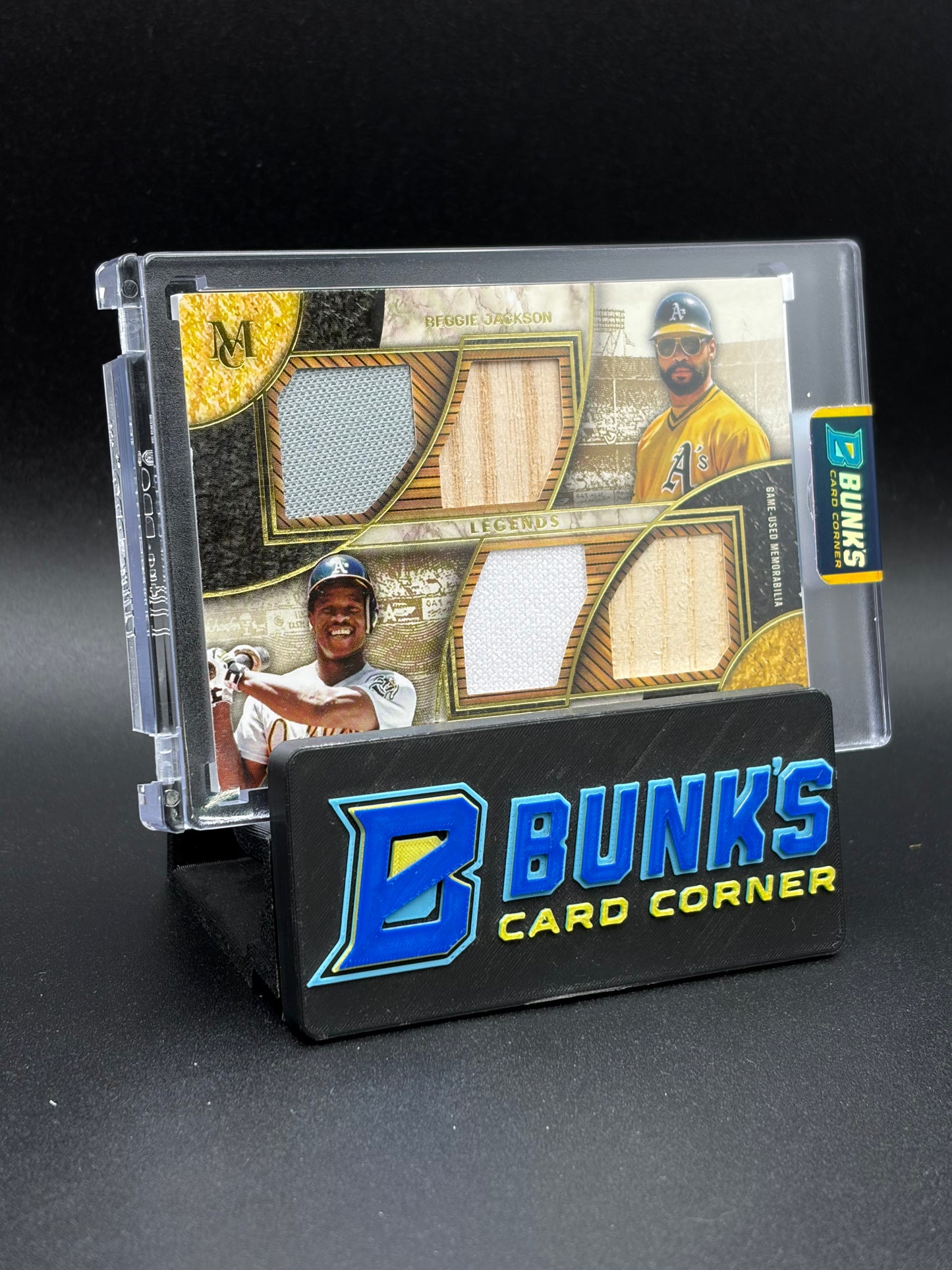 2025 Reggie Jackson & Ricky Henderson Dual Player Primary Pieces Quad Relic Legend 32/49