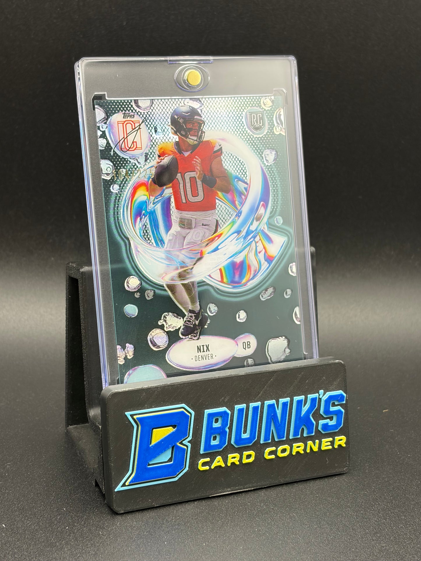 2025 Bo Nix Signature Class Fluidity RC 104/225