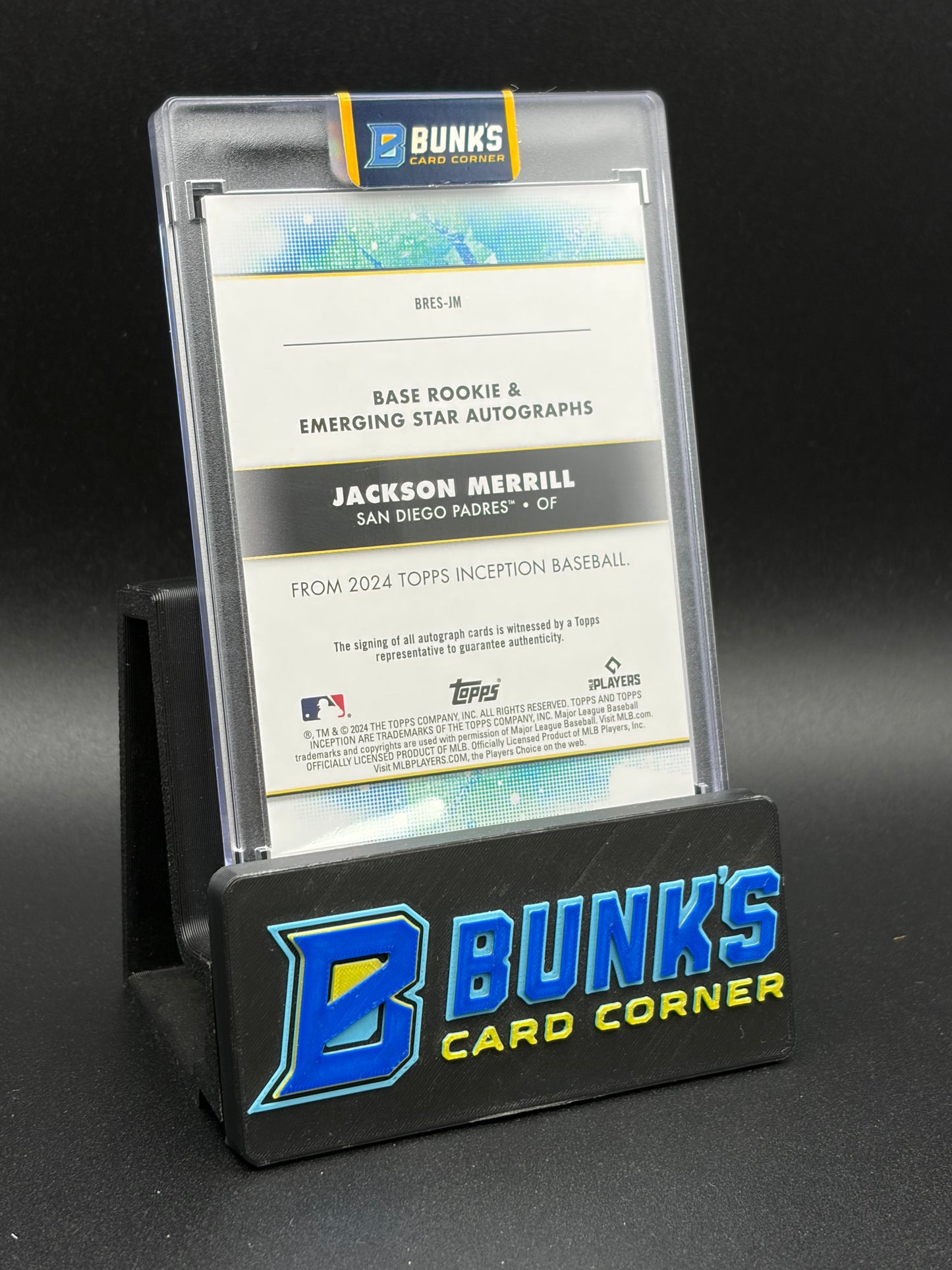 2024 Jackson Merrill Base Rookie & Emerging Star Auto 52/99