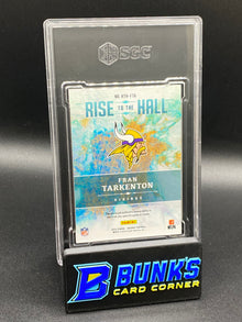 2024 Fran Tarkenton Rise to the Hall Material Turquoise SGC 9 (Box A13)