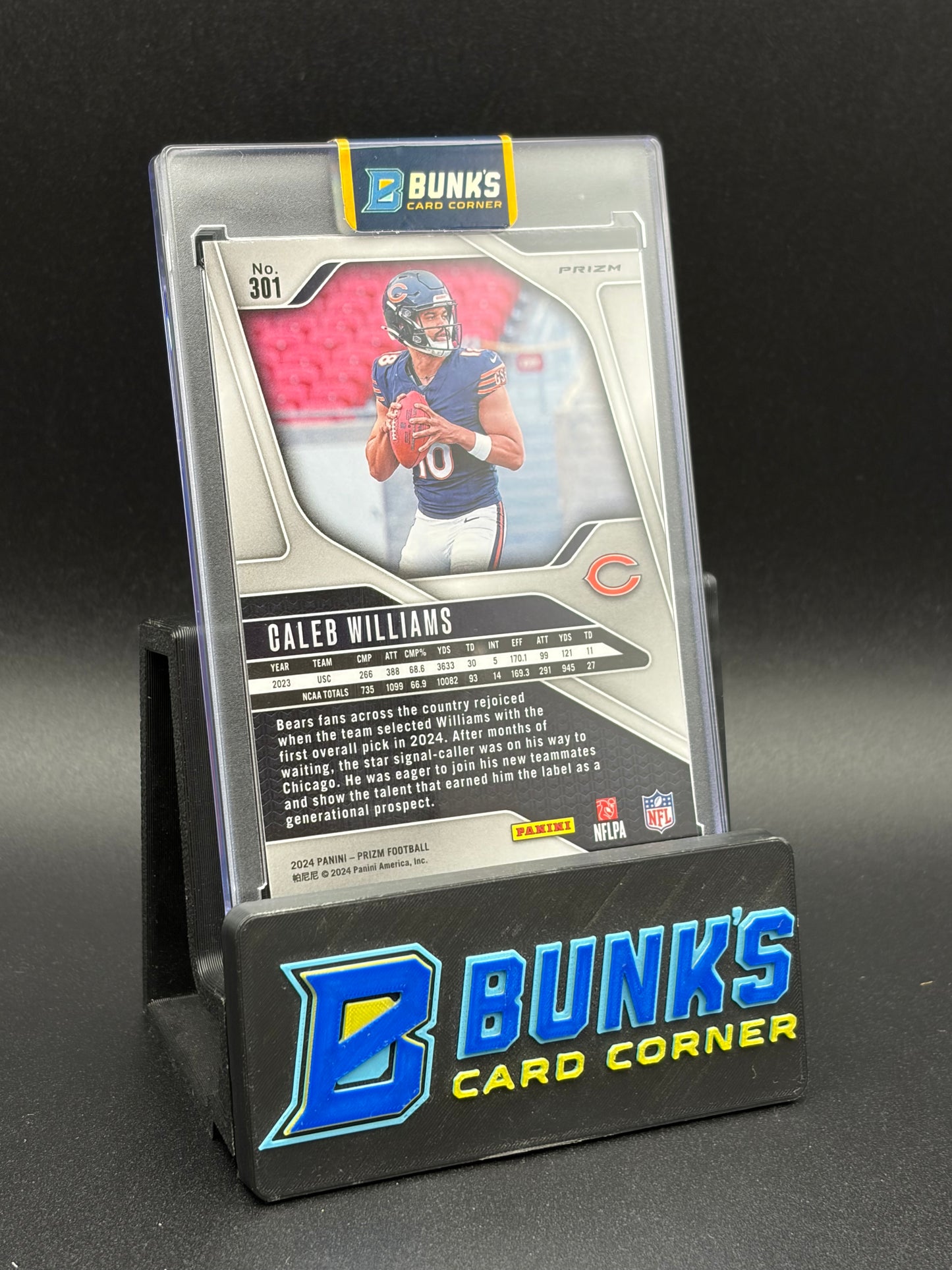 2024 Caleb Williams Prizm Green RC