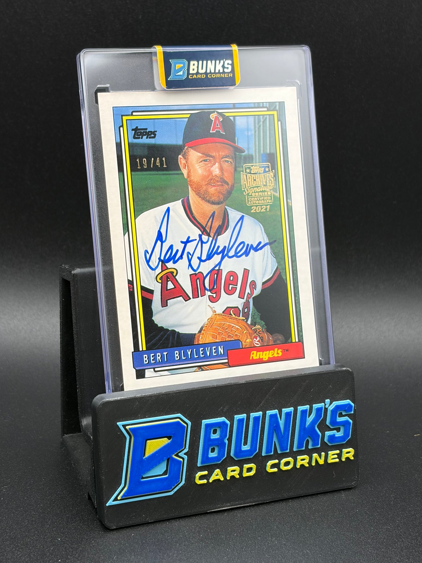 2021 Bert Blyleven Archives Signature Series Auto 19/41