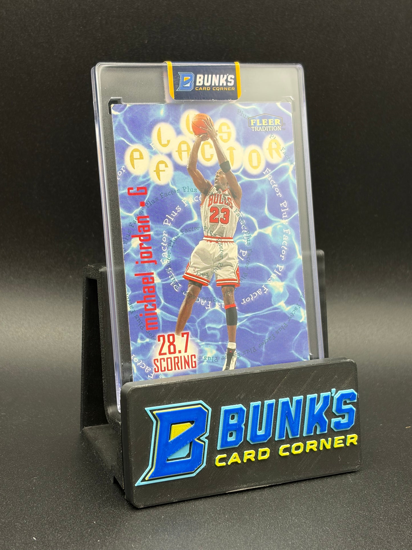 1998 Michael Jordan Plus Factor Fleer Tradition