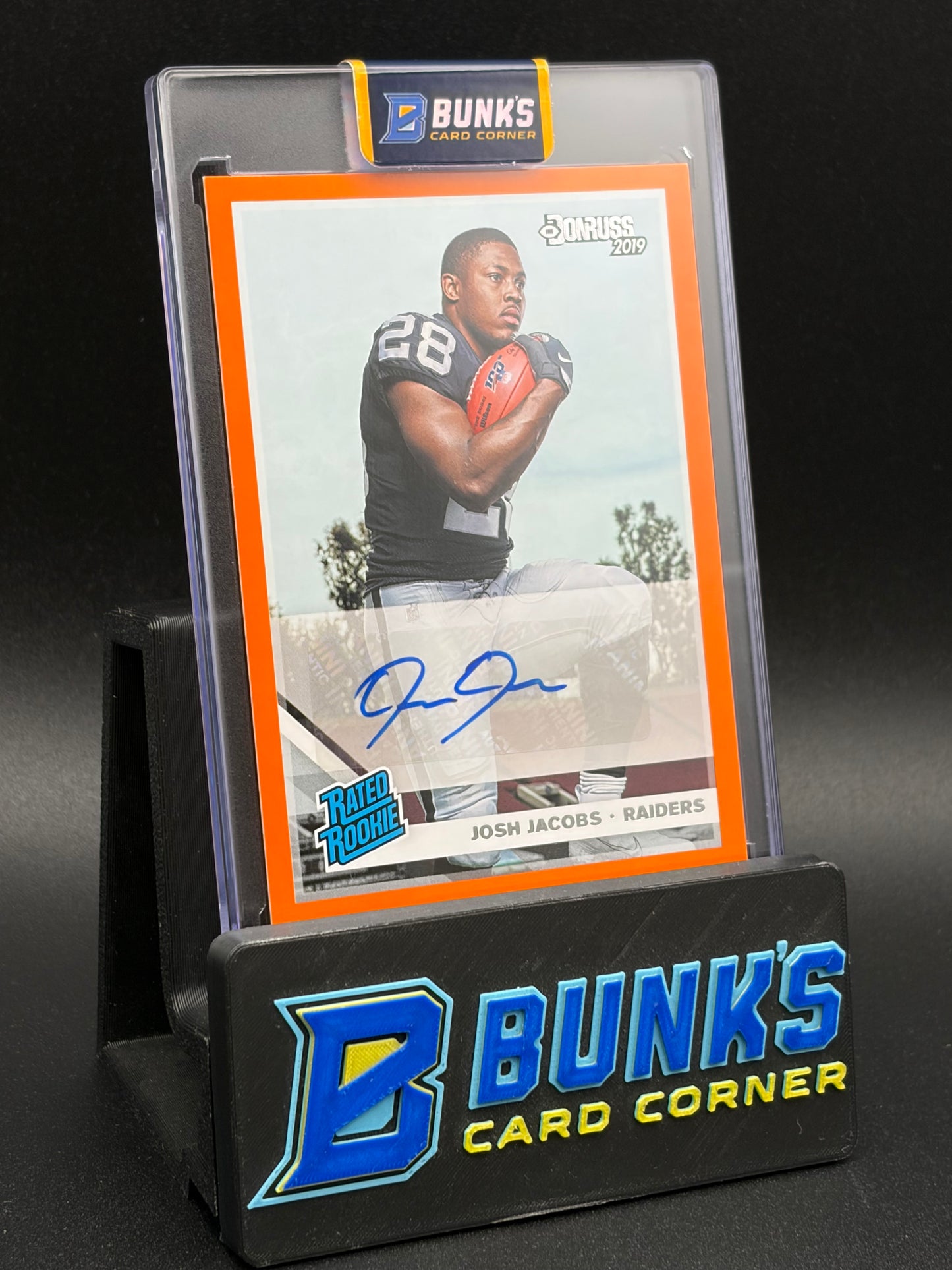 2019 Josh Jacobs Donruss Panini Auto RC