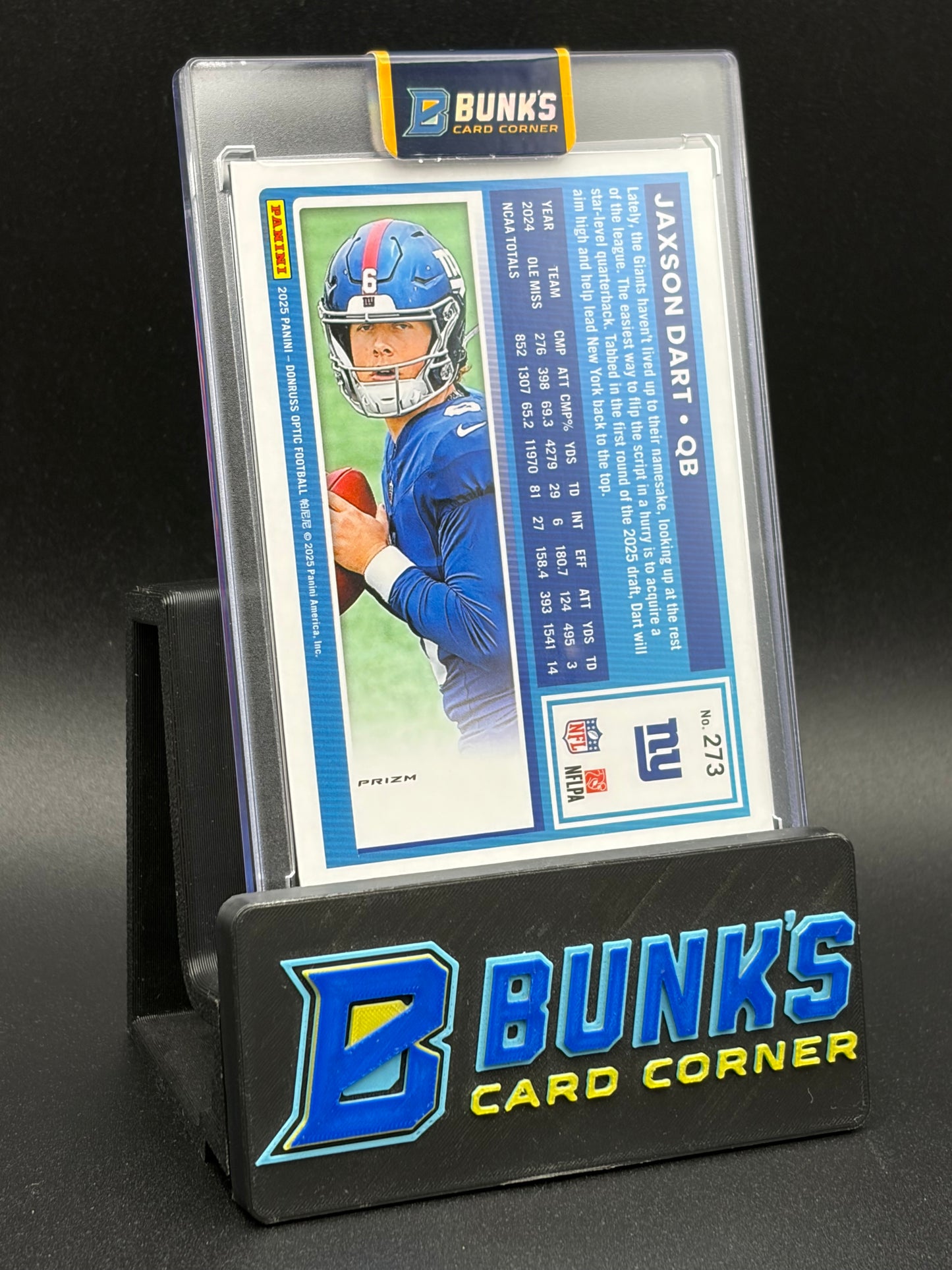 2025 Jaxson Dart Donruss Optic RC